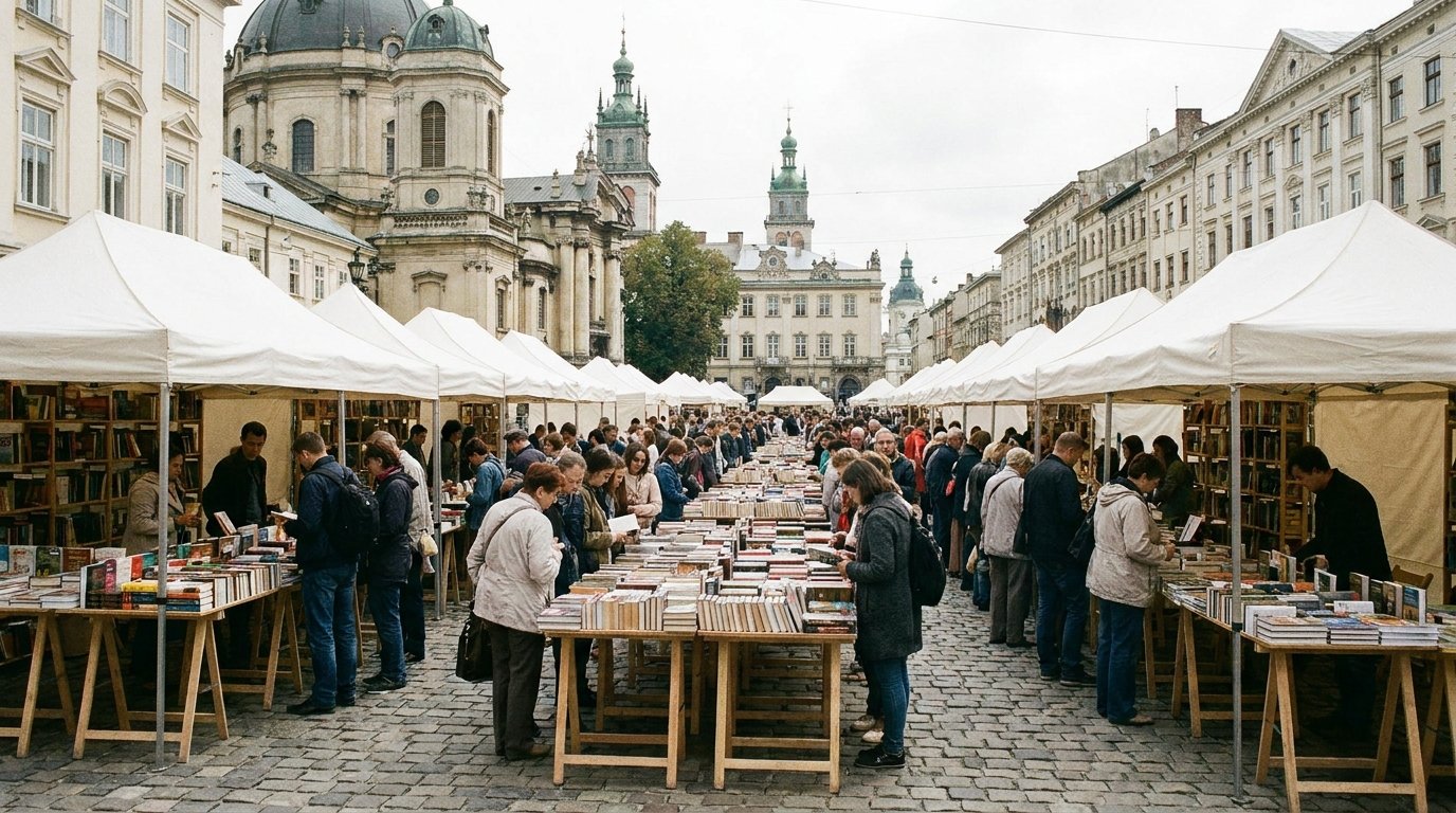 Культура книжковий ярмарок Львів площа книги (ілюстративне) 06