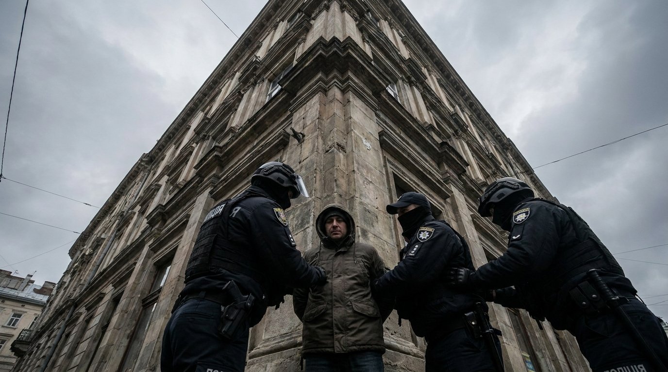 Затримання поліція підозрюваний кайданки місто (ілюстративне) 01