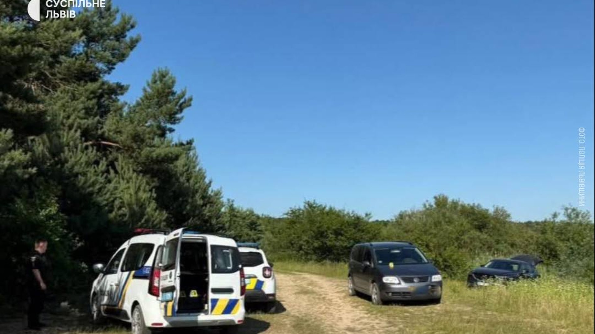 Місце ДТП у Яворівському районі Львівщини, де 20 червня постраждав шестирічний хлопчик