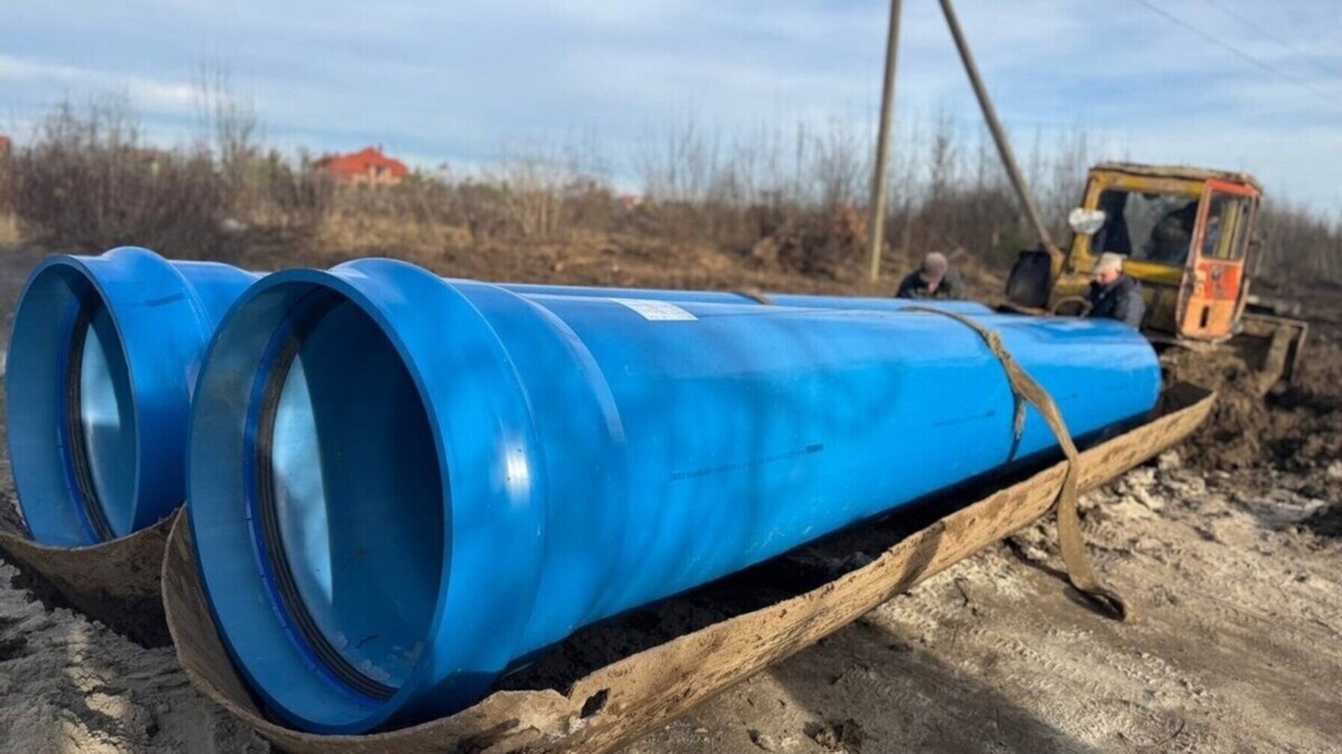Магістральний водогін поблизу села Бартатів: «Львівводоканал» реконструює 4 км труб за 3,8 млн євро для 125 тисяч мешканців