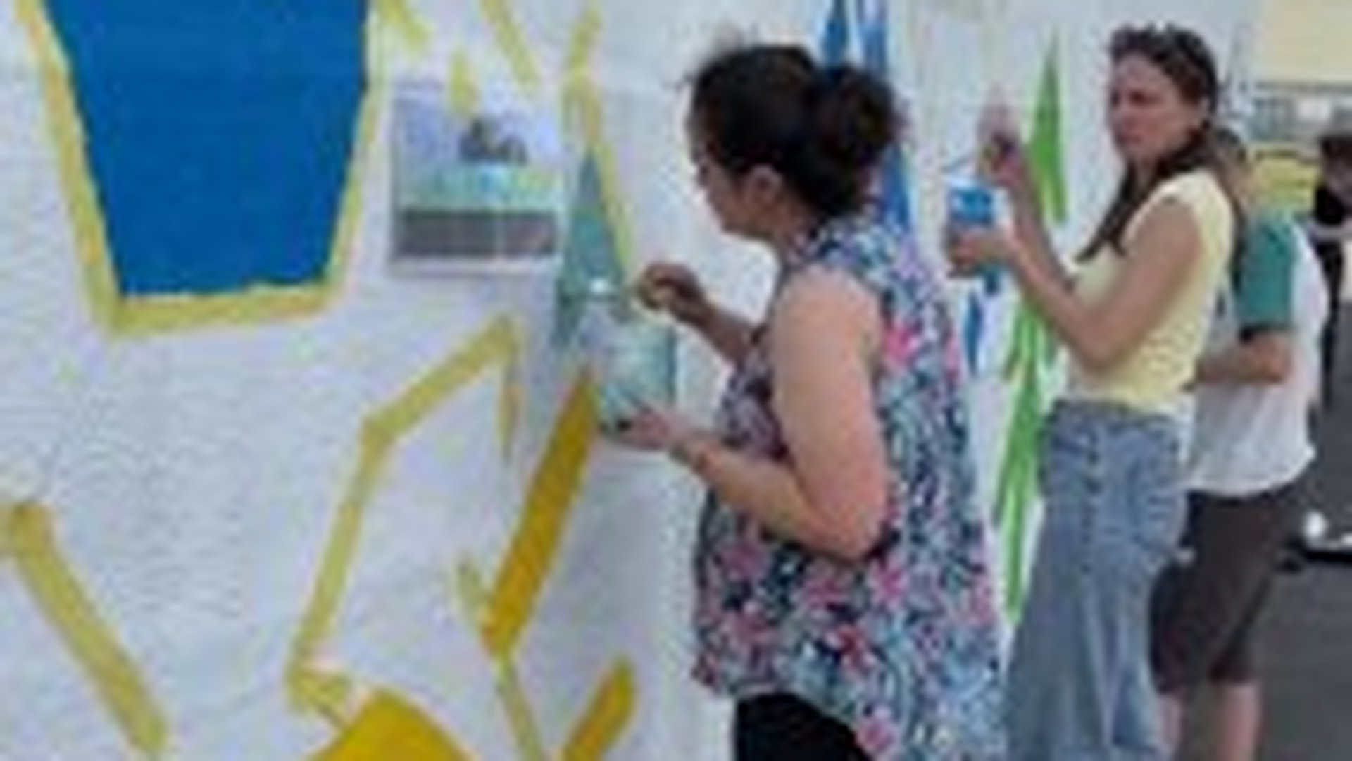 Художники з Великої Британії, Литви та України завершили мурал на 19 секціях паркану стадіону «Шахтар» у Шептицькому на Львівщині