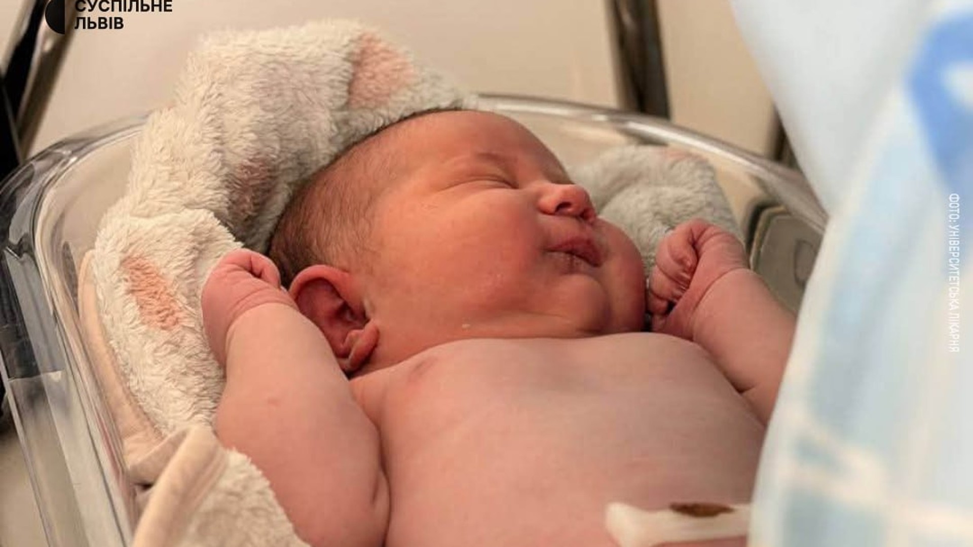 Університетська лікарня ЛНМУ у Львові, де 32-річна Олена Божейко народила дівчинку вагою 5 кг шляхом кесаревого розтину