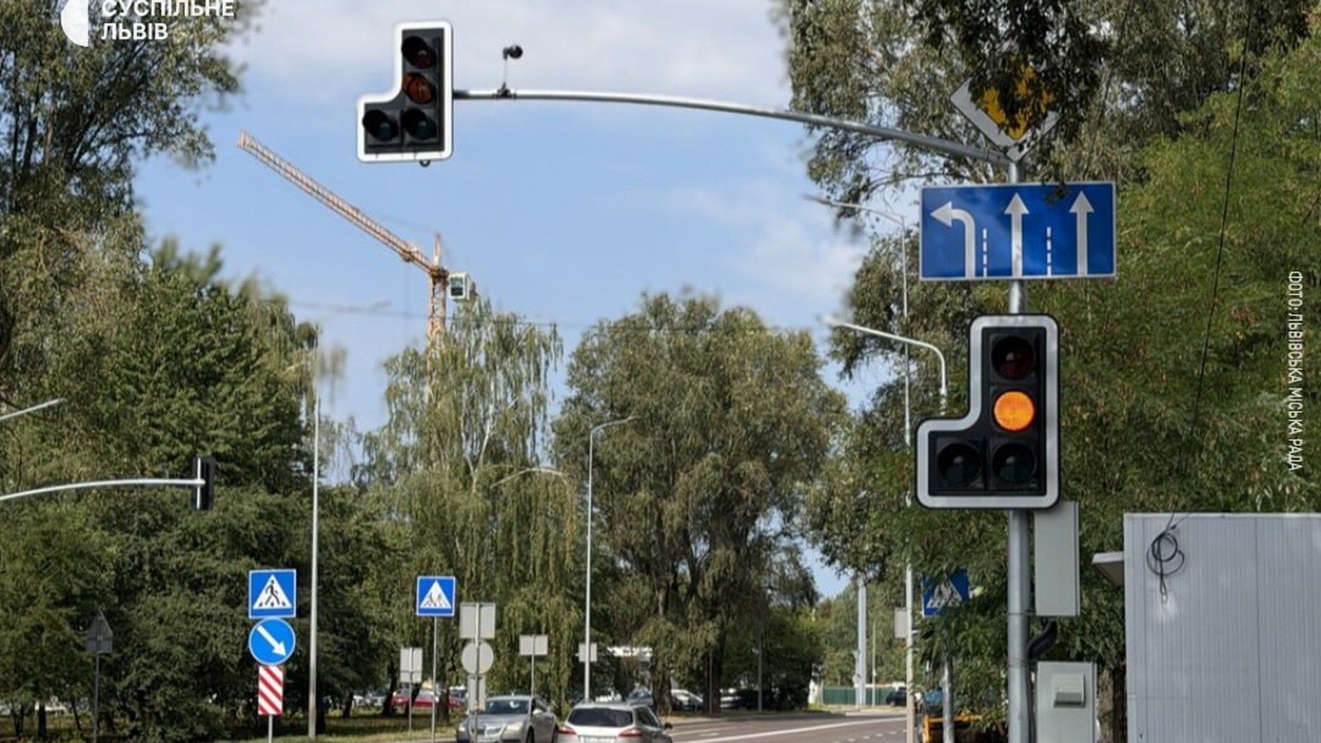 Нový світлофорний об'єкт на вулиці Шевченка 311-Б у мікрорайоні Рясне у Львові запрацює 24 серпня