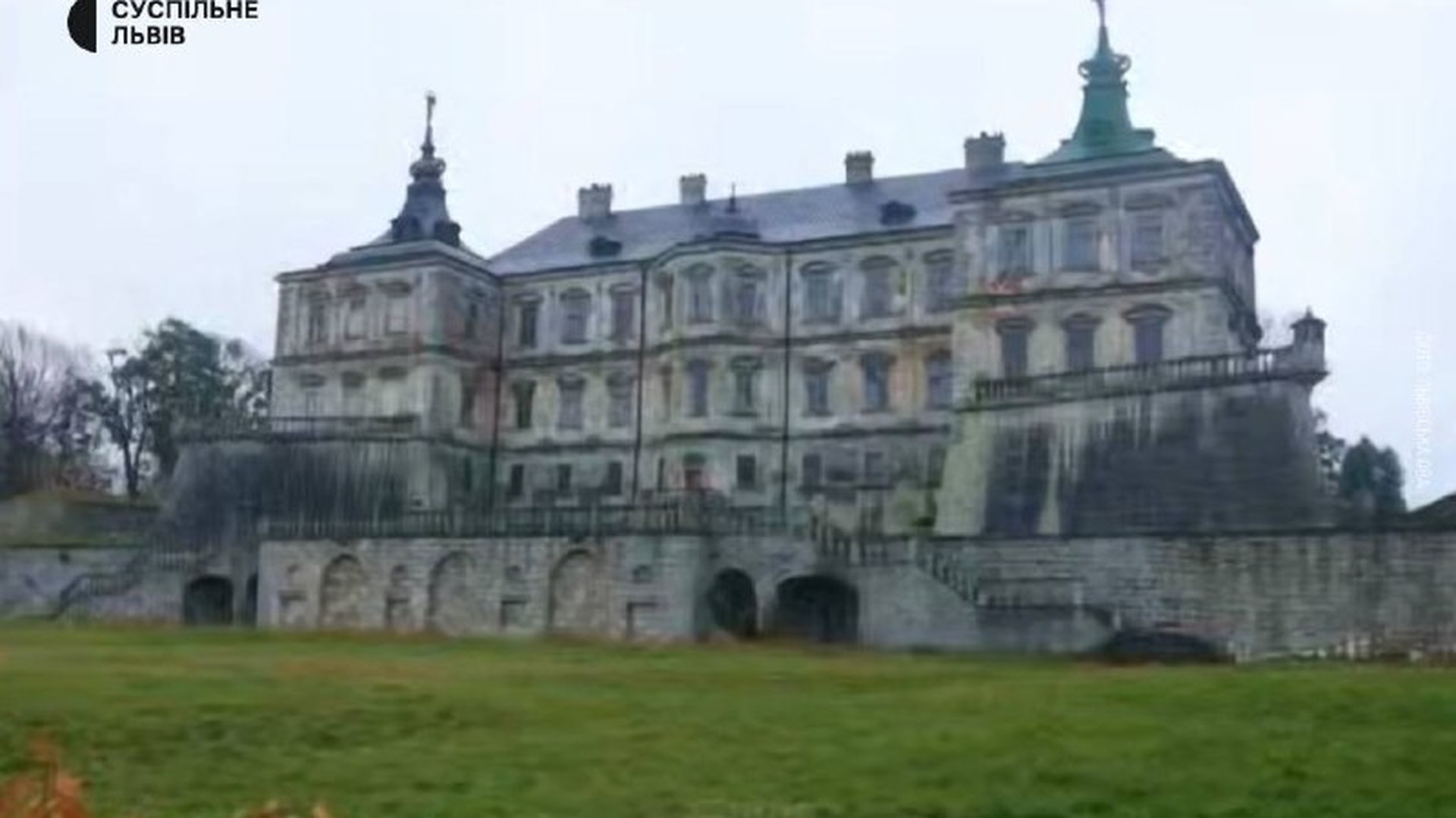 Підгорецький замок на Львівщині, де тривають роботи зі зміцнення бастіонної тераси та захисту конструкцій від вологи