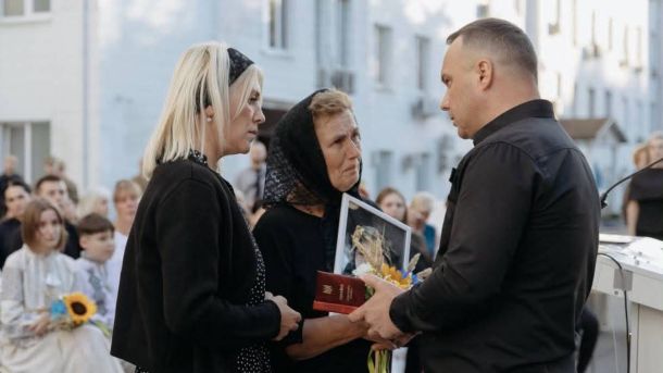 Посмертне нагородження захисника Михайла Штинди з Дрогобича орденом «За мужність» III ступеня у День пам'яті Захисників України