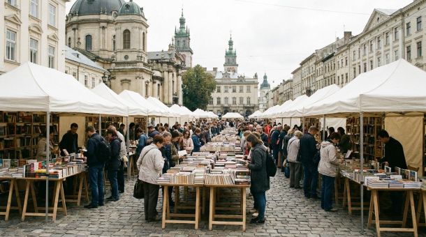 Культура книжковий ярмарок Львів площа книги (ілюстративне) 06