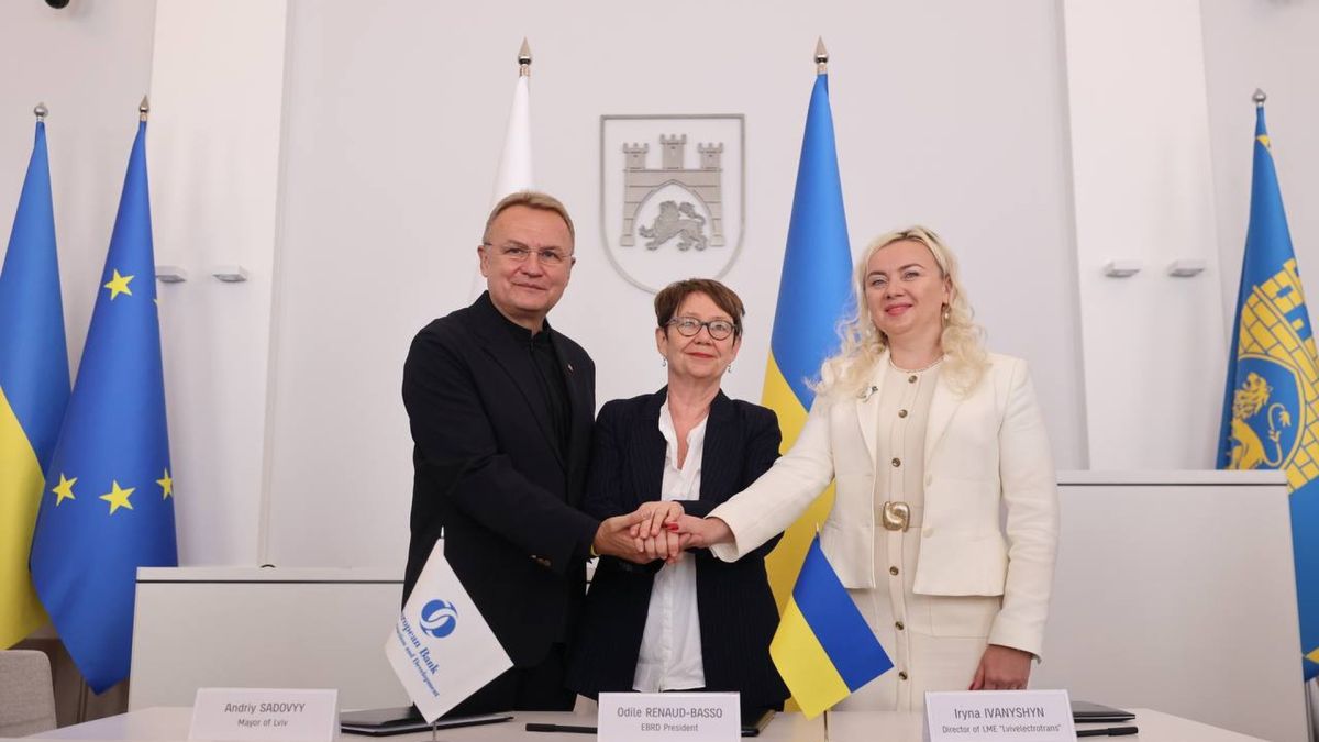 Підписання угоди між Львовом та ЄБРР на 21 млн євро для захисту електротранспорту від відключень електроенергії