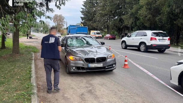 Поліцейський у Самборі підозрюється у смертельному наїзді на велосипедиста у стані алкогольного сп'яніння