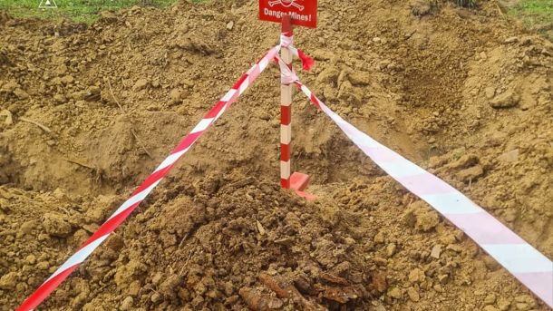 Піротехніки ДСНС Львівщини вилучають сім мінометних мін часів Другої світової війни у селі Завадка Стрийського району