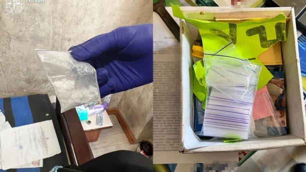 Поштомат у місті Шептицький, через який 32-річний чоловік відправив метадон масою понад 0,6 г схований у рваному одязі