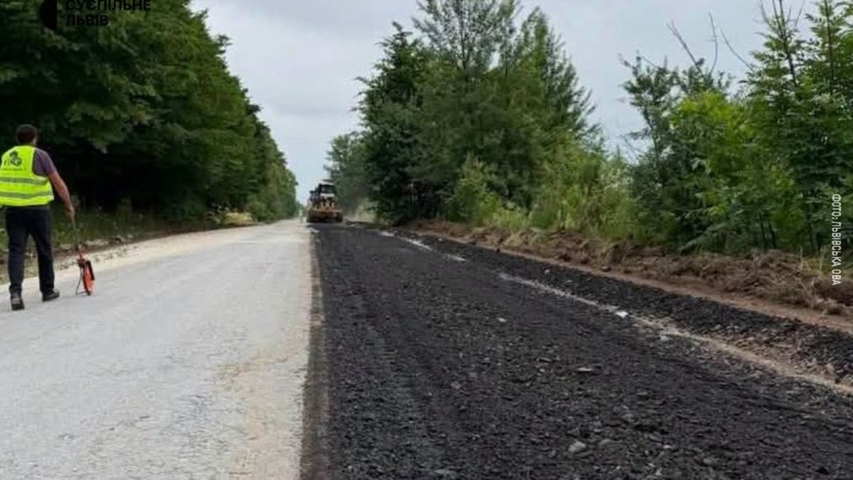 Капітальний ремонт дороги Стрий – Меденичі на Львівщині: оновлять 28 тисяч кв. м покриття між селом Рівне та селищем Меденичі