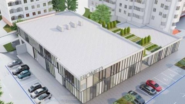 Реконструкція медичного центру Біомед на вул. Драгана 4б на Сихові у Львові — погоджений проєкт із зеленим дахом