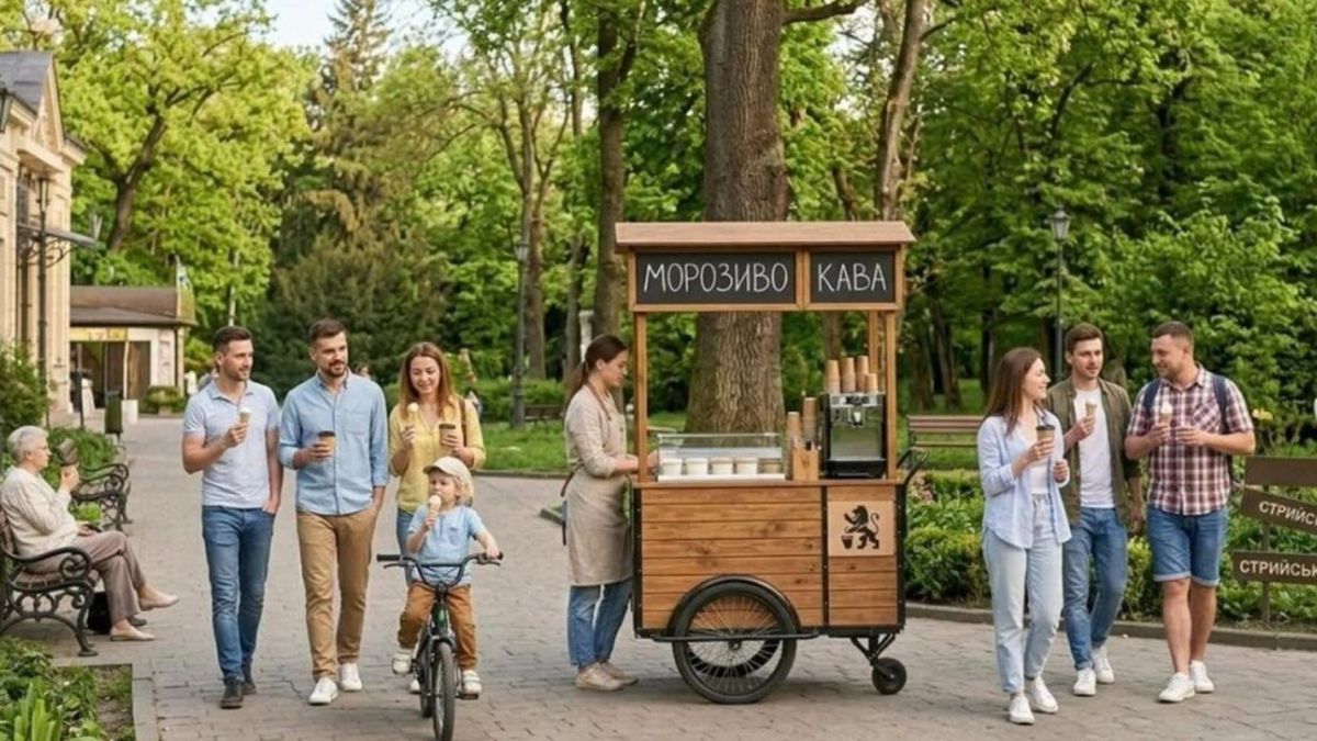Підприємці на аукціоні у Львові запропонували понад 200 тис. грн за право торгувати в міських парках