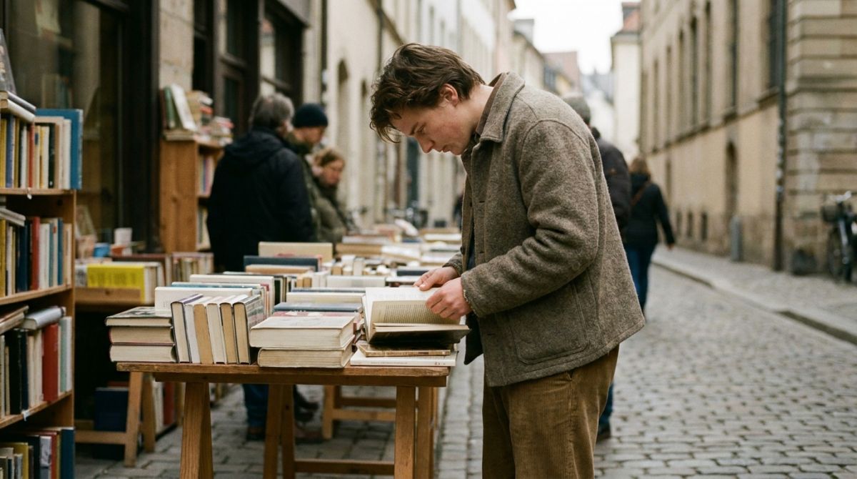 Культура книги буккросинг книгарня вулиця (ілюстративне) 05