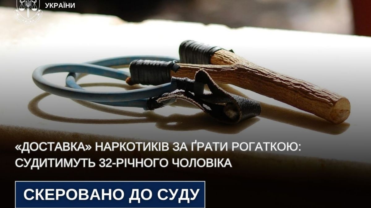 Правоохоронці Дрогобицького району припинили збут наркотиків у виправну колонію через рогатку та поштові посилки у 2024 році