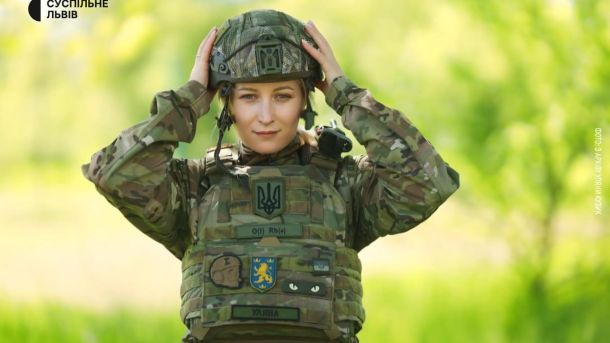 Військовослужбовиця Уляна Кузик із Львова, яка вступила до 67-ї ОМБр у 2024 році після 10 років волонтерства