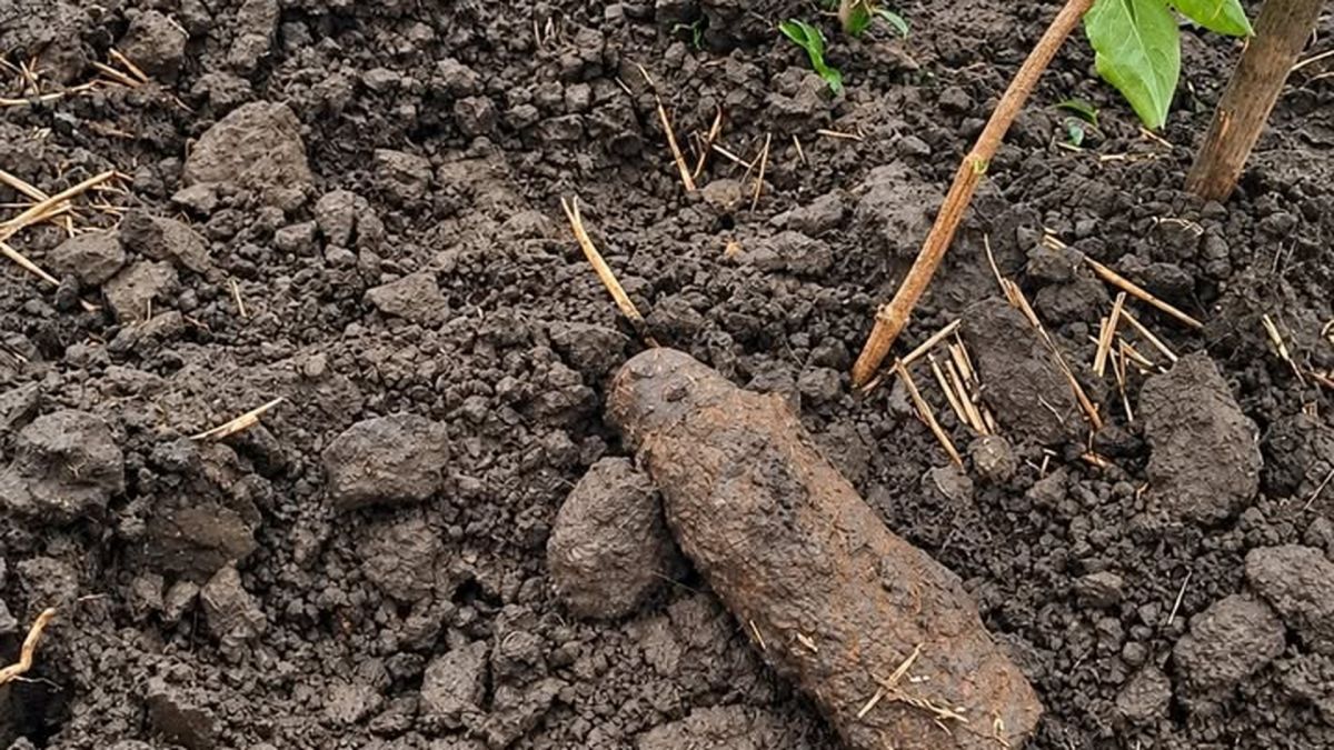 Піротехніки ДСНС Львівщини знищують 76-мм артилерійський снаряд часів Другої світової, знайдений біля села Стоділки