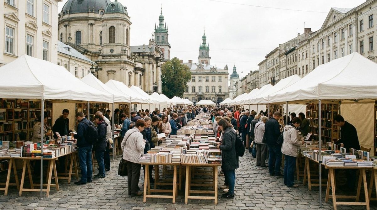 Культура книжковий ярмарок Львів площа книги (ілюстративне) 06